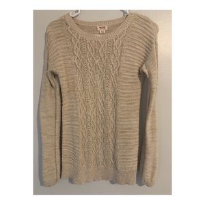 Cable knit sweater